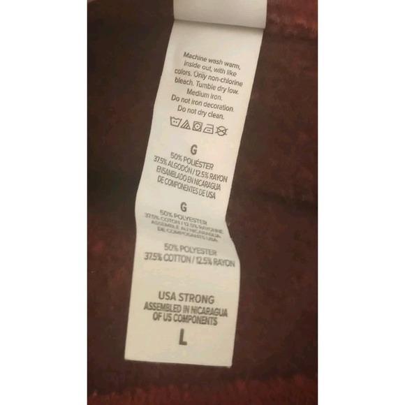 Dutch Bros Coffee Co Sweatshirt Baby Yoda Grogu Burgundy Size Large - Picture 5 of 5